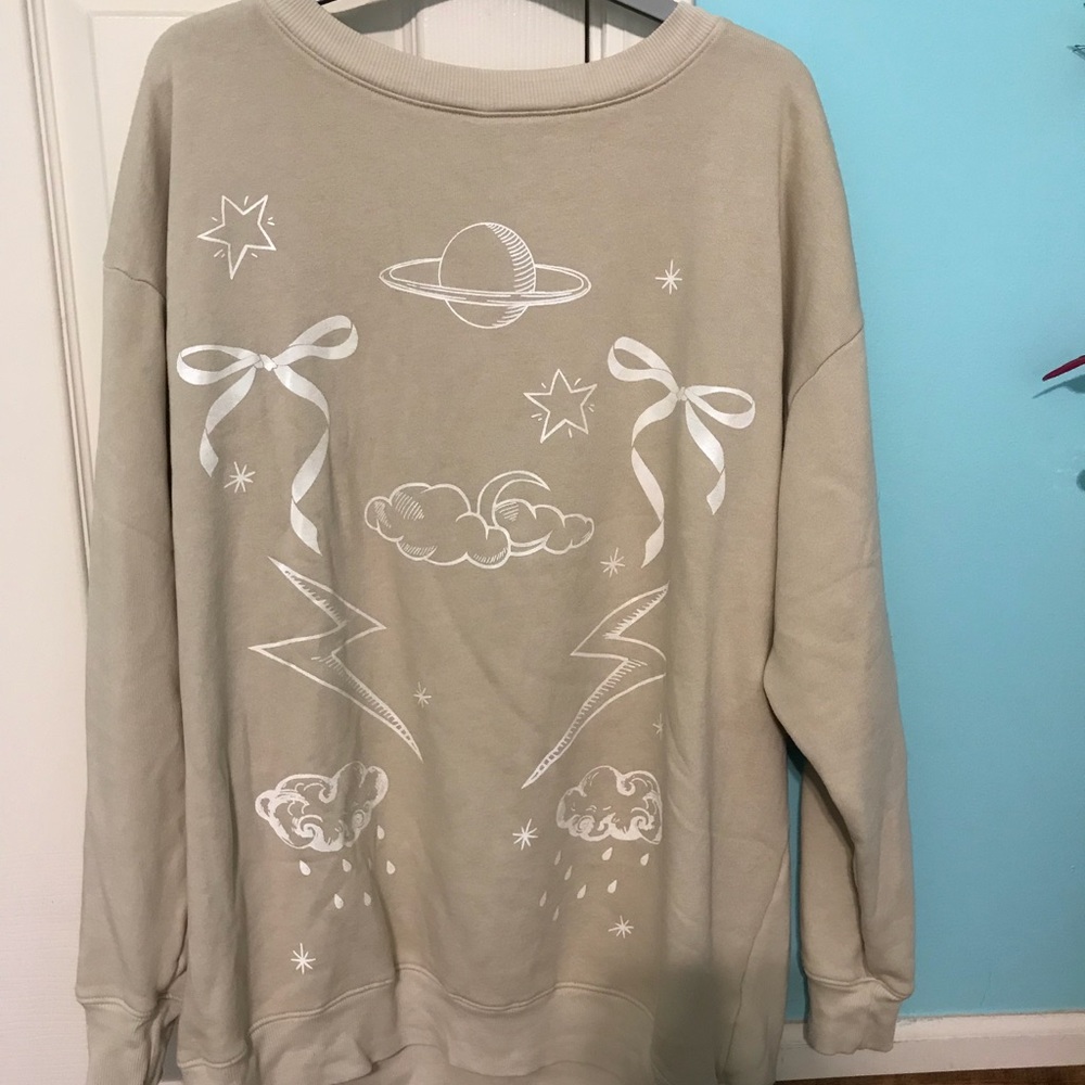 RARE Wildfox planet sweatshirt